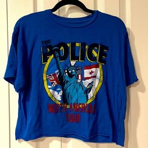 Medium Police Retro Brand T-Shirt (Runs true to size)
